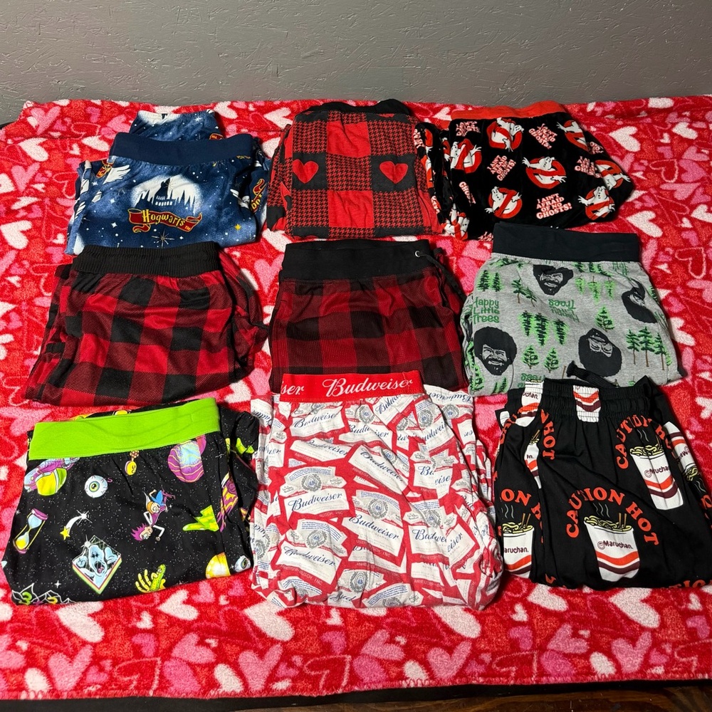 Assorted Graphic Lounge Pants - Multi Color Prints